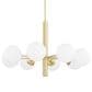 Mitzi Lighting Stella 8-Light Chandelier in Aged Brass, , large