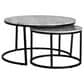 Martin Svensson Home Twilinger Nested Cocktail Table in Black, Grey and White, , large