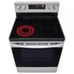 LG 4-Piece Kitchen Package with 18 Cu. Ft. Top Freezer Refrigerator and 6.3 Cu Ft. Smart Electric Range in Stainless Steel, , large