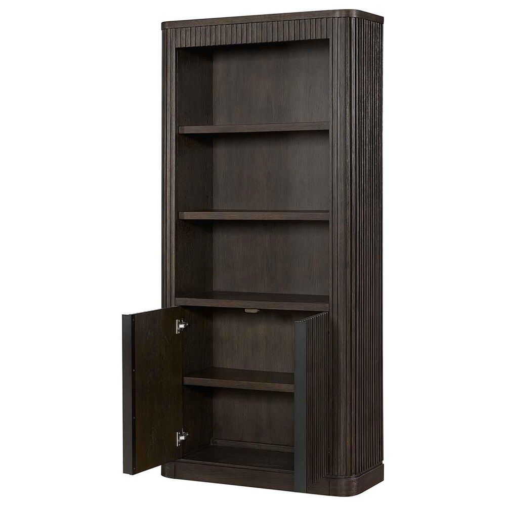 Wycliff Bay Tulane 3-Piece Writing Desk with Bookcase and Lateral File Cabinet Set in Dark Chocolate, , large