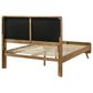 Pacific Landing Robyn California King Upholstered Platform Bed in Cool Biege and Light Ash, , large