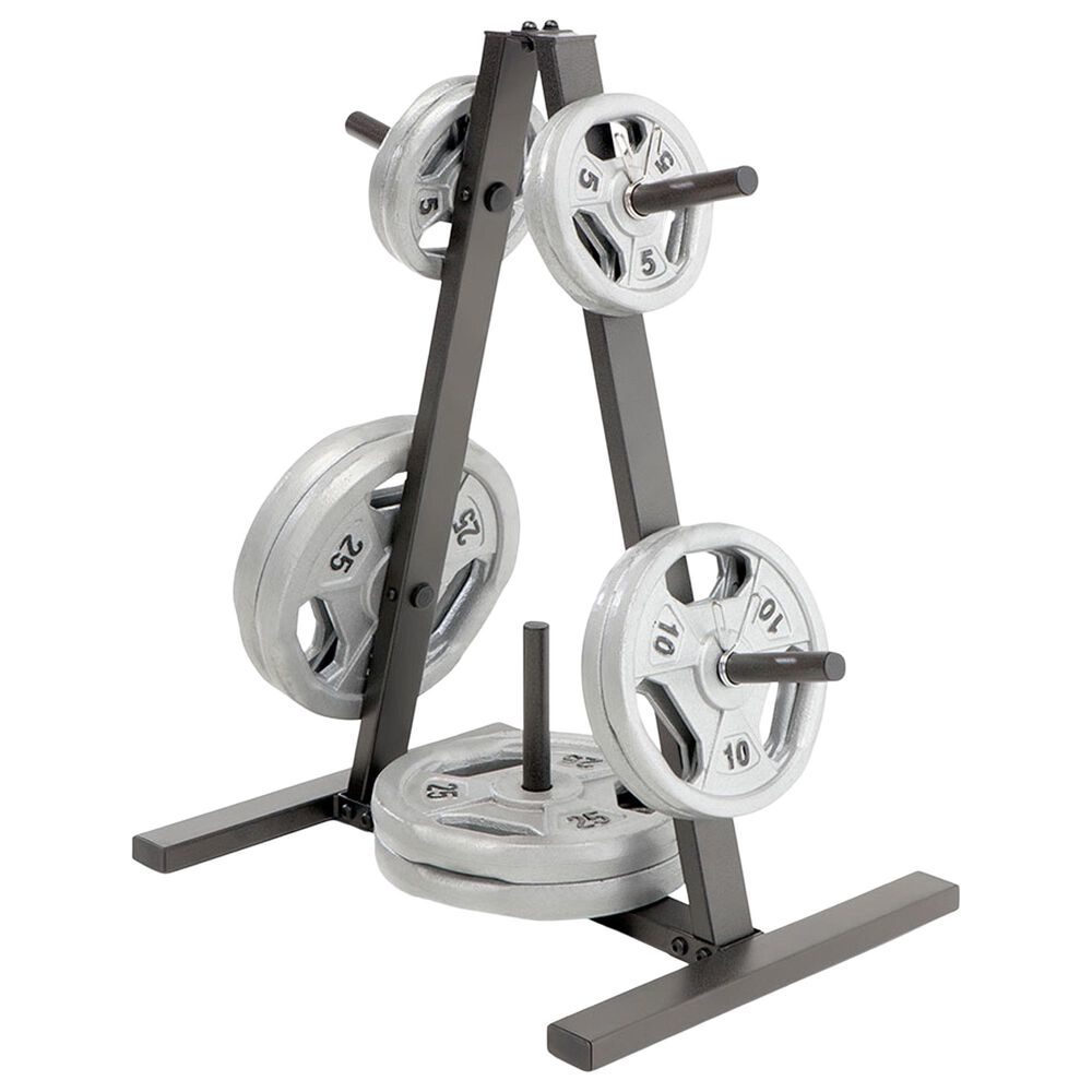 Impex, Inc Standard Weight Plate Tree Storage Rack in Black, , large