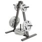 Impex, Inc Standard Weight Plate Tree Storage Rack in Black, , large