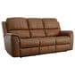 Flexsteel Henry 2-Piece Power Reclining Sofa and Recliner in Caramel Brown, , large