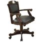 Pacific Landing Turk Game Chair with Casters in Brown Cherry, , large