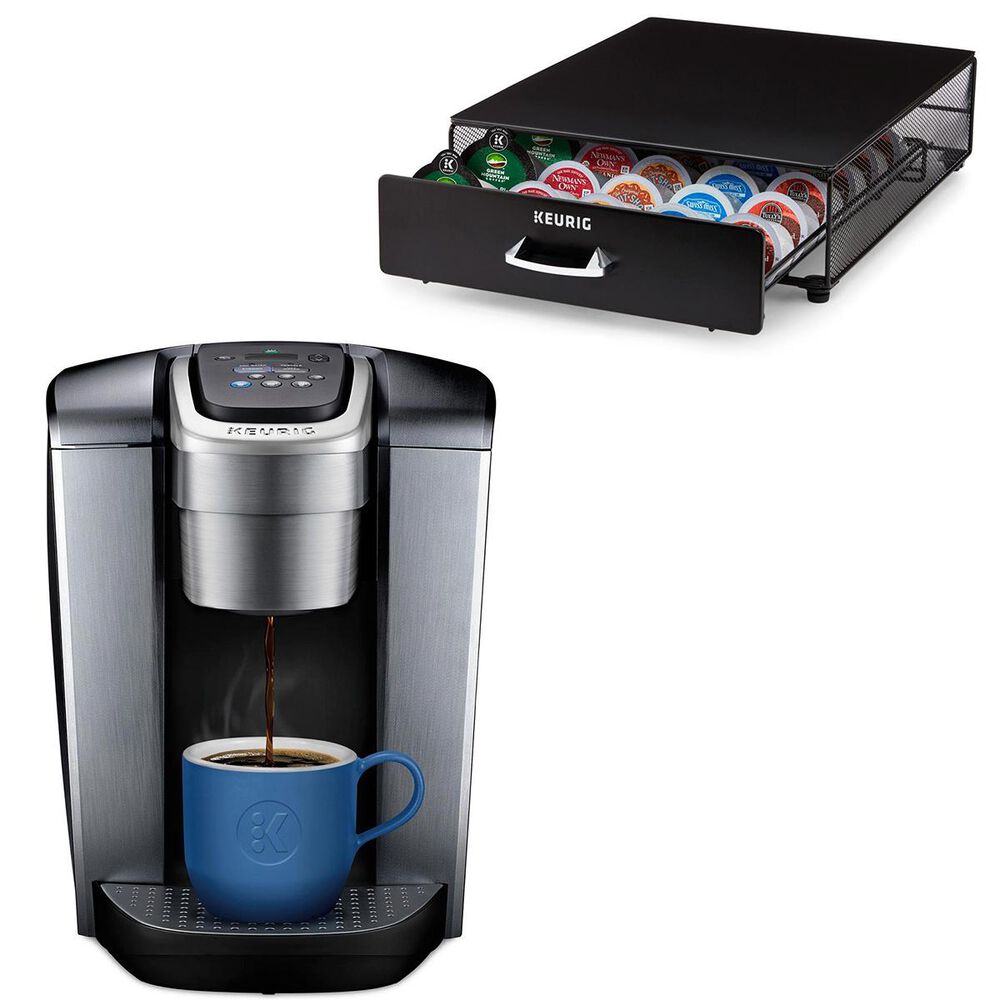 Keurig K-Elite Single Serve Coffee Maker Keurig Hot Brewer With a Rolling Storage Drawer, , large