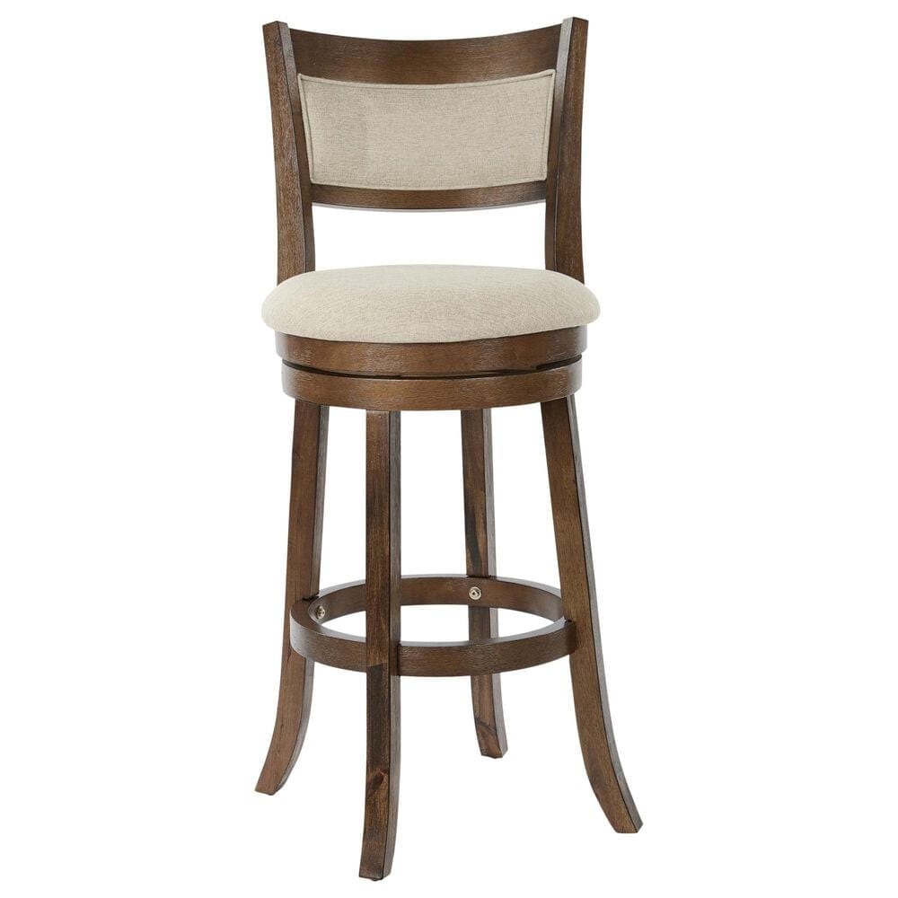 OSP Home 30&quot; Swivel Stool in Burnt Brown, , large