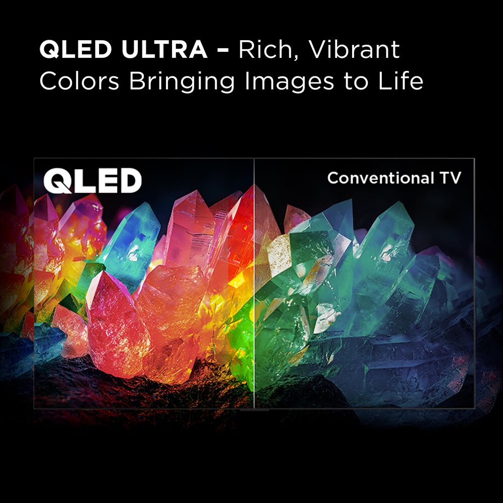 TCL 65&quot; Class QM8 4K UHD HDR QD-Mini LED with Google TV in Black - Smart TV, , large
