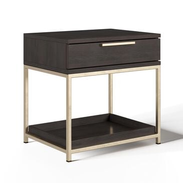 37B Artezia Rebel Nightstand in Brushed Gold and Charcoal Grey, , large