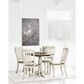 Ashley Wirloni Dining Table in Antique White and Medium Brown - Table Only, , large