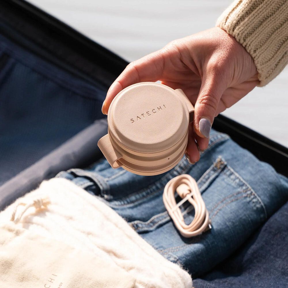 Satechi OntheGo 3-in-1 Wireless Charger in Desert Rose, , large