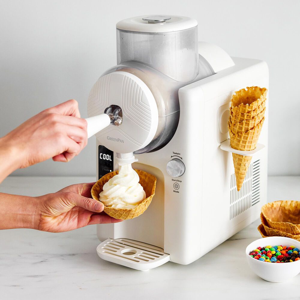 Green Pan 2 Qt. Frost Slush and Soft Serve Ice Cream Maker in Cream, , large