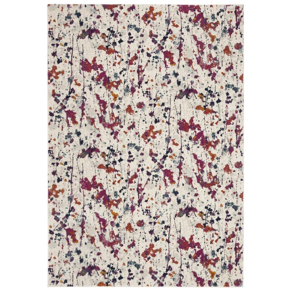 Safavieh Evoke EVK284Q 5"1" x 7"6" Ivory and Red Area Rug, , large