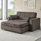 Lilola Home Arnold Convertible Sofa Sleeper in Ash Brown, , large