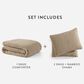 Sunday Citizen 3-Piece Snug Classic Queen Comforter Set in Biscotti, , large