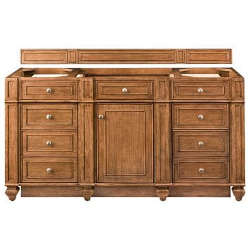 James Martin Bristol 60" Single Bathroom Vanity Cabinet in Saddle Brown, , large