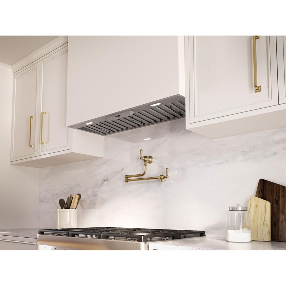 Zephyr Tornado III 40" Range Hood Insert in Stainless Steel, , large