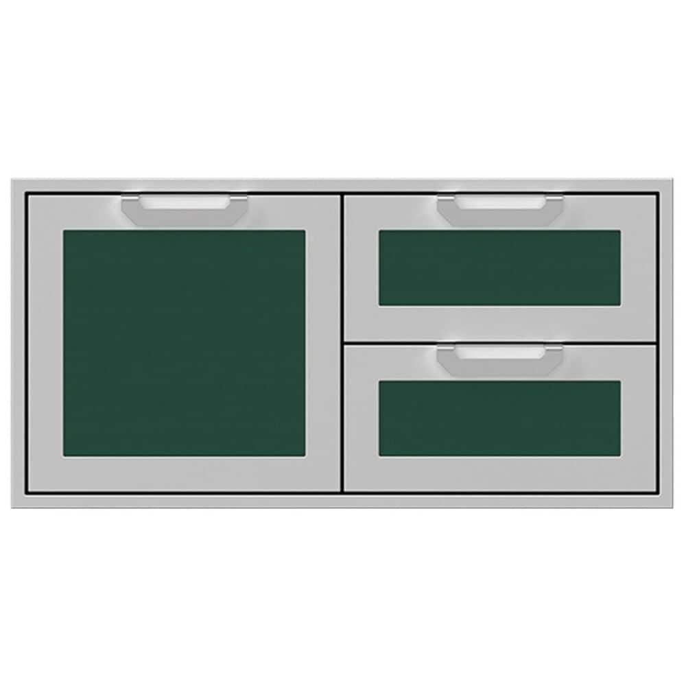 Hestan 42" Double Drawer and Storage in Grove, , large