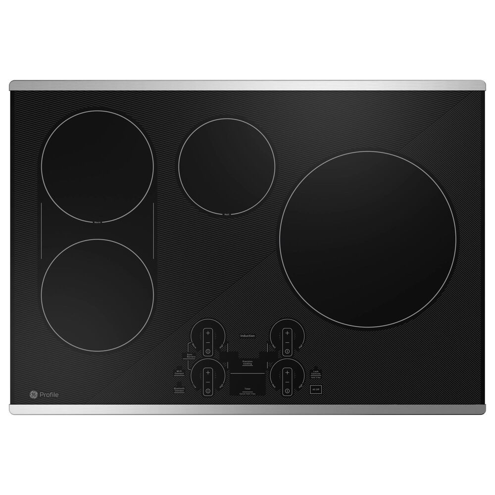 GE Profile 2-Piece Kitchen Package with 30&quot; Smart Built-In Convection Single Wall Oven and Induction Cooktop in Stainless Steel, , large