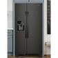 Whirlpool 24.6 Cu. Ft. 36" Wide Side-by-Side Refrigerator in Black, , large