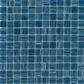 Emser Swirl Ocean 1" x 1" Square on 12" x 12" Glass Mosaic Sheet, , large