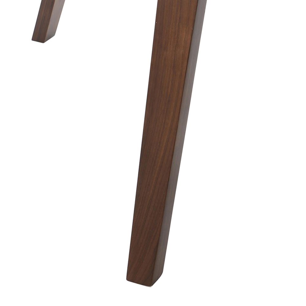 Lumisource Folia Dining Table in Clear/Walnut, , large