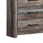 Ashley Drystan Youth Dresser and Mirror in Rustic Brown, , large