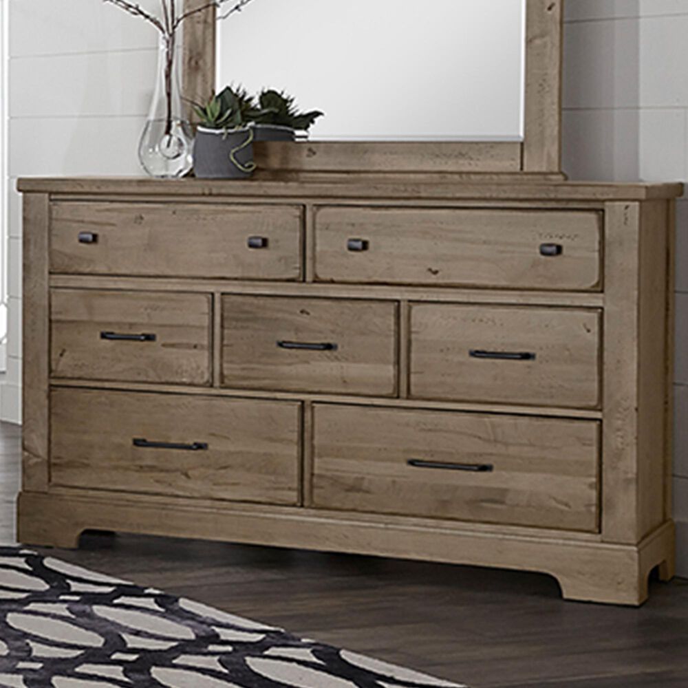 Viceray Collections Cool Rustic 7-Drawer Dresser in Stone Grey, , large