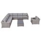 Hearth and Haven 10-Piece Outdoor Sectional Set in Gray, , large
