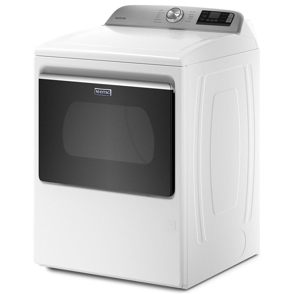 Maytag 7.4 Cu. Ft. Front Load Gas Dryer with Wifi in White, , large