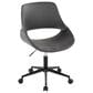 Lumisource Fabrico Office Chair with Grey Cushion in Black, , large
