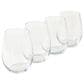 Gibson Home Barrow 4-Piece 19 Oz Stemless Wine Glass Set in Clear, , large