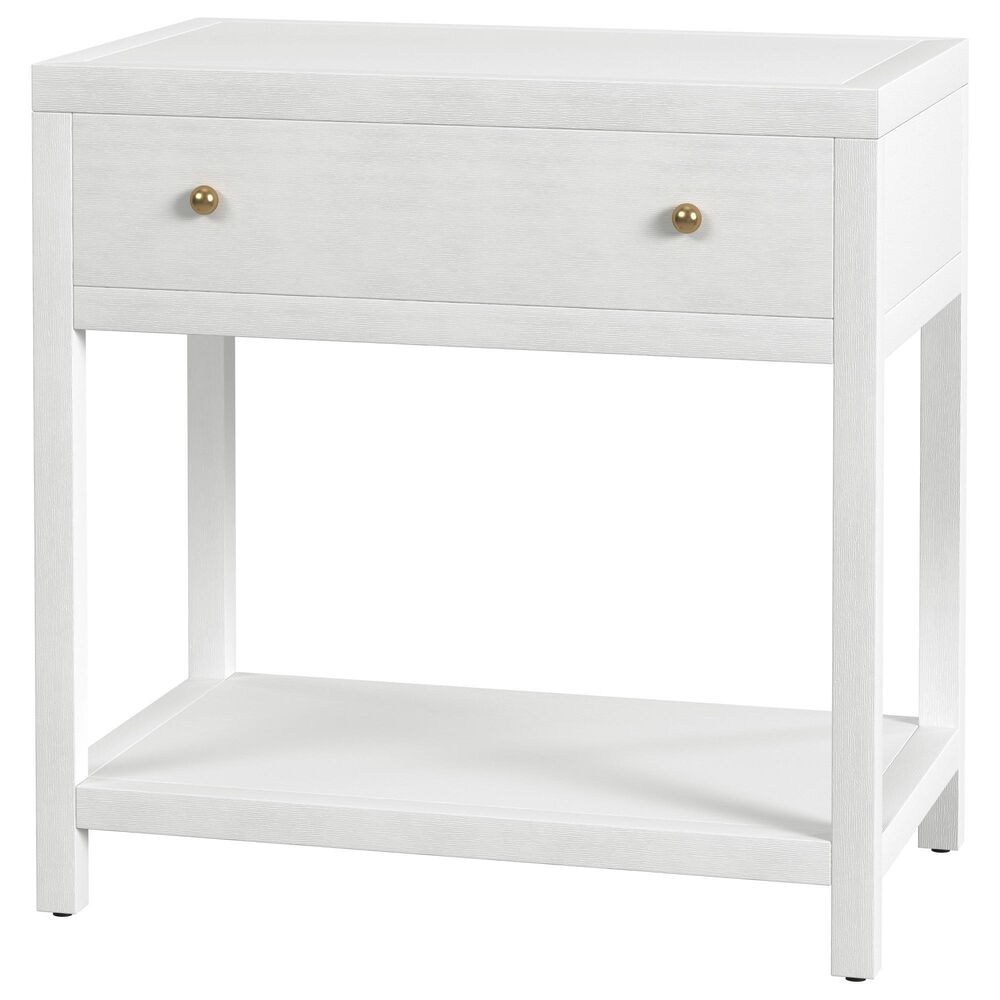 Butler Specialty Company Nora 1-Drawer 30" Nightstand in Textured White, , large