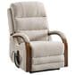 Hearth and Haven Power Lift Recliner in Beige, , large