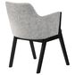 Blue River Arcadia and Renzo 5-Piece 42" Dining Set with Gray Cushion in Black, , large