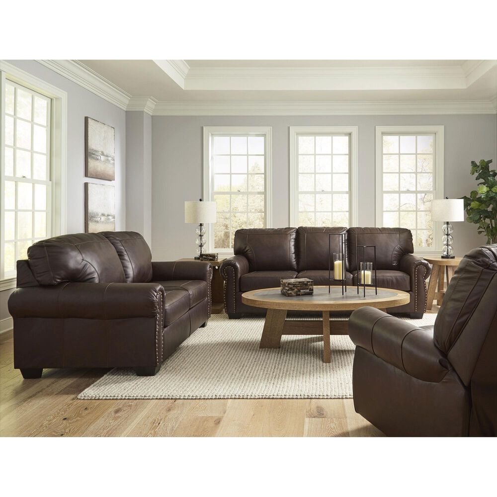 Ashley Colleton Stationary Sofa in Dark Brown, , large