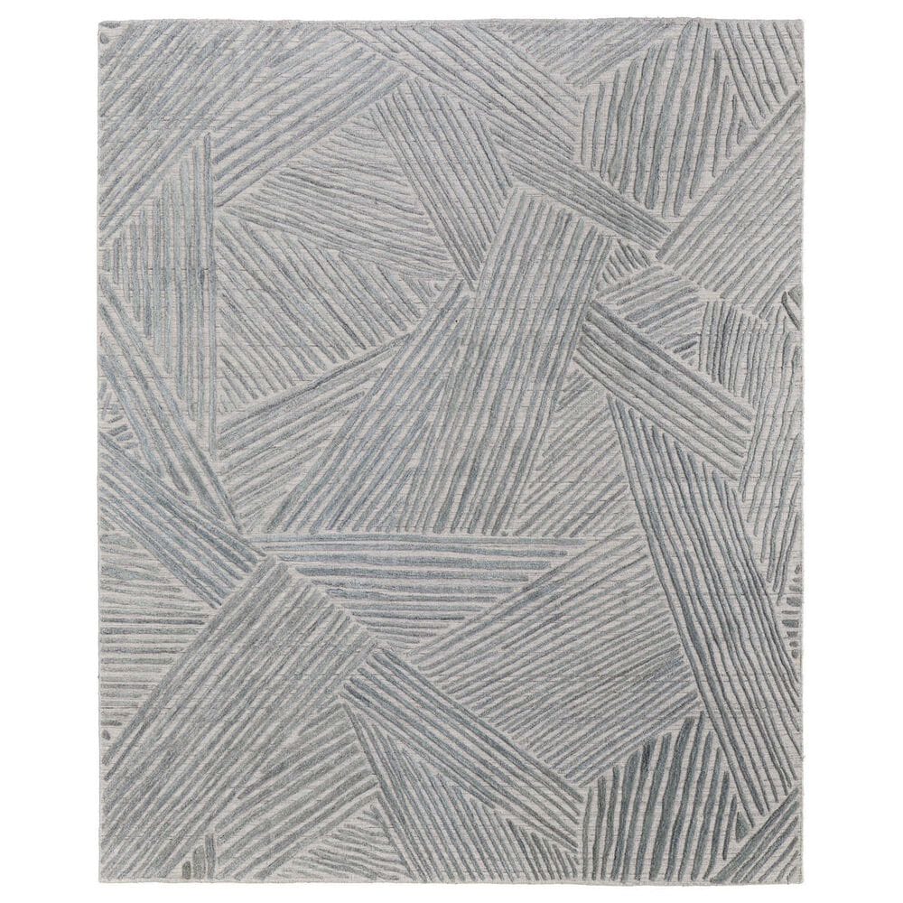 Feizy Elias 10" x 14" Green and Gray Area Rug, , large
