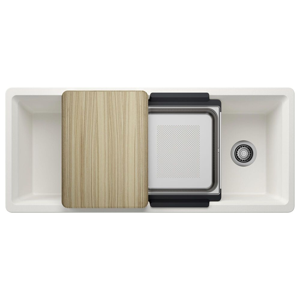 Blanco Inteos 45&quot; Undermount Single Bowl Kitchen Sink in White, , large