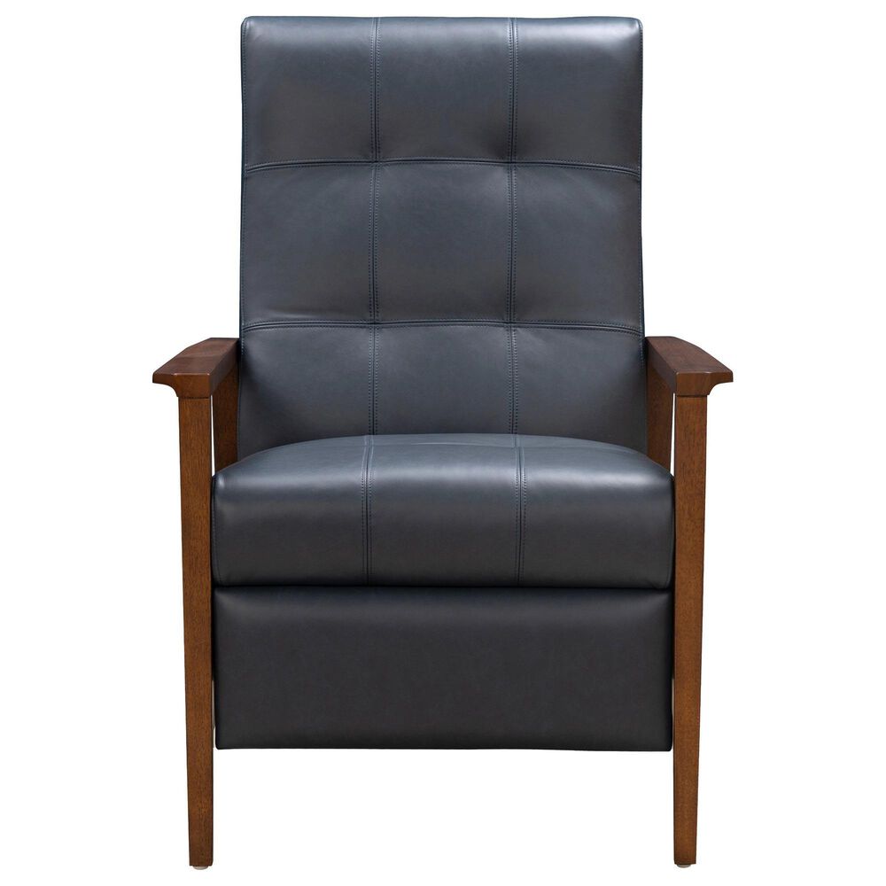 Barcalounger Bridget Leather Manual Recliner in Ocean, , large