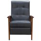 Barcalounger Bridget Leather Manual Recliner in Ocean, , large