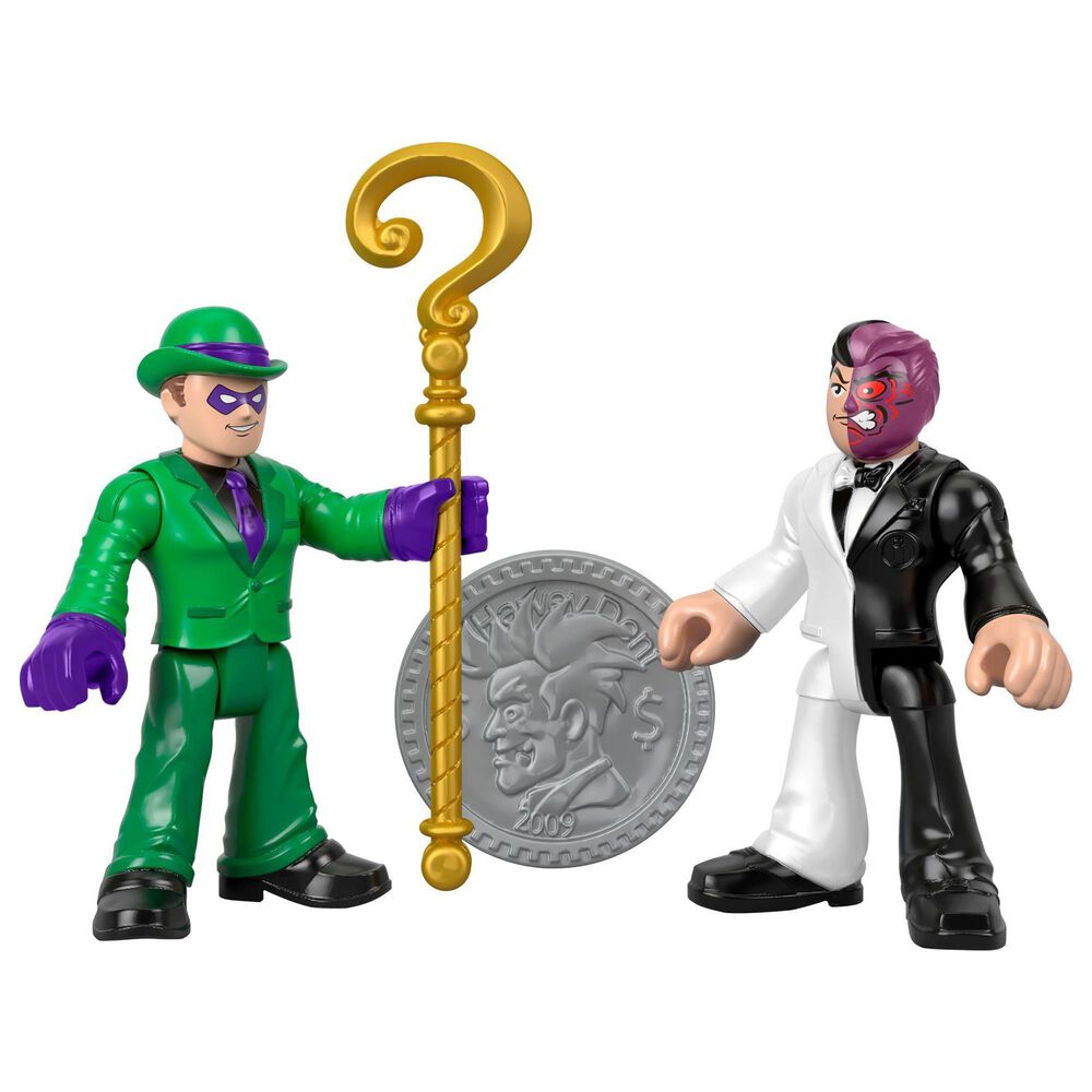 Imaginext DC Super Friends The Riddler and Two-Face, , large