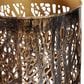 Maple and Jade Tree Branch Cutout Indoor/Outdoor Candle Lantern in Matte Bronze and Gold (Set of 3), , large