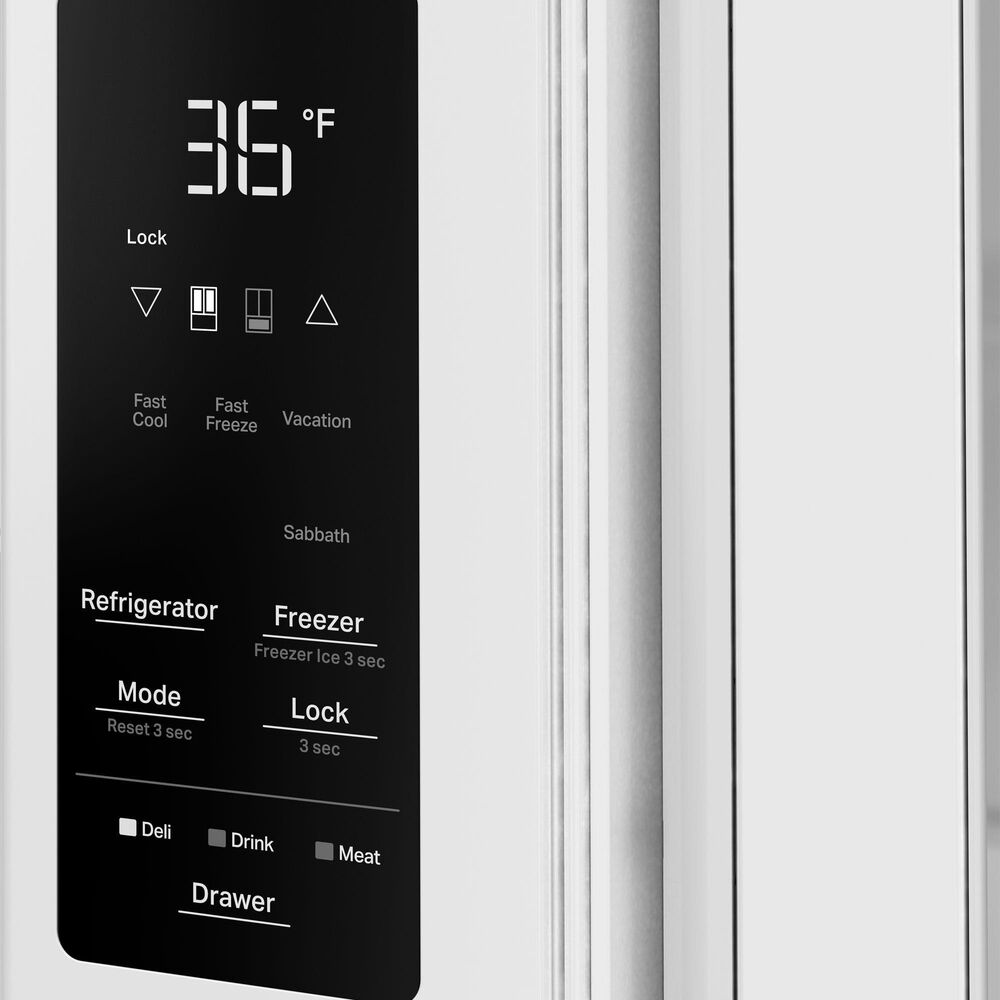 Whirlpool WRMF3736 29 Cu. Ft. French Door Refrigerator in White, , large