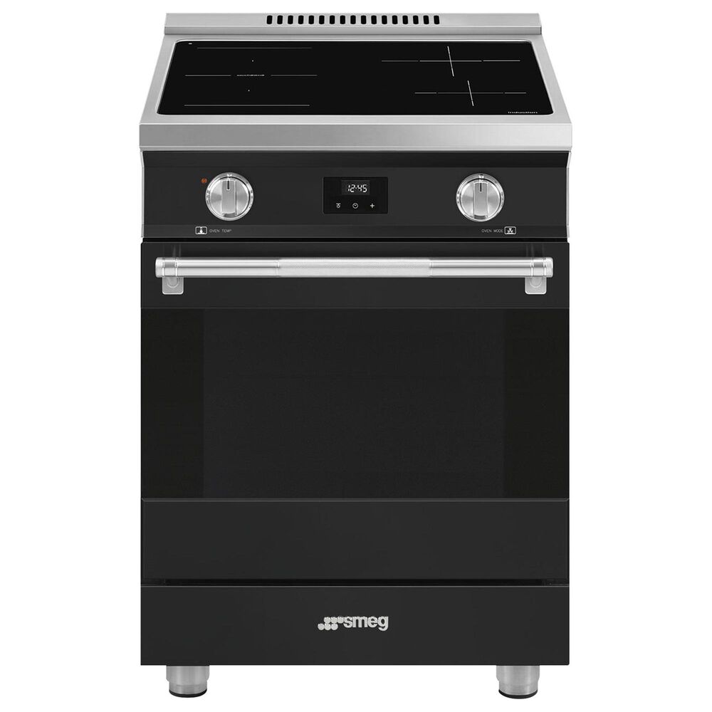 SMEG 2.79 Cu. Ft. Freestanding Electric Range in Matt Black, , large