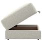 Hartsfield Jazzy Storage Ottoman in Bone, , large
