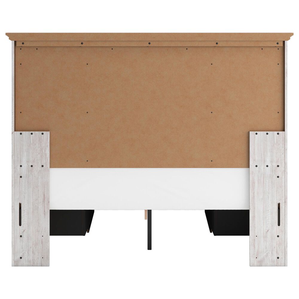 Ashley Makidern Queen Storage Bed with Four Drawers in Whitewash, , large
