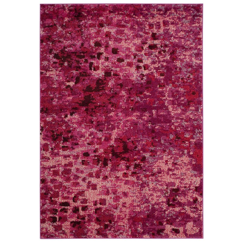 Safavieh Monaco MNC225F-4 4&#39; x 5&#39;7&quot; Fuchsia Area Rug, , large