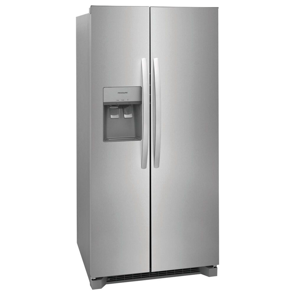 Frigidaire 22.3 Cu. Ft.  33&quot; Standard Depth Side by Side Refrigerator in Stainless Steel, , large