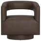 Golden Wave Furniture Brunco Swivel Chair in Dark Brown, , large