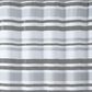 Pem America Truly Soft Curtis Shower Curtain in White and Grey, , large